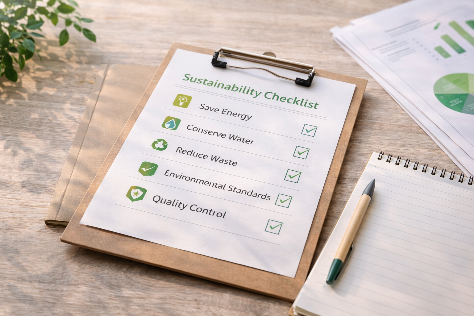 Checkliste Nachhaltigkeit