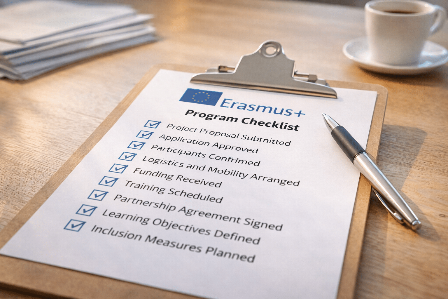 Erasmus+ Checklist Projekt