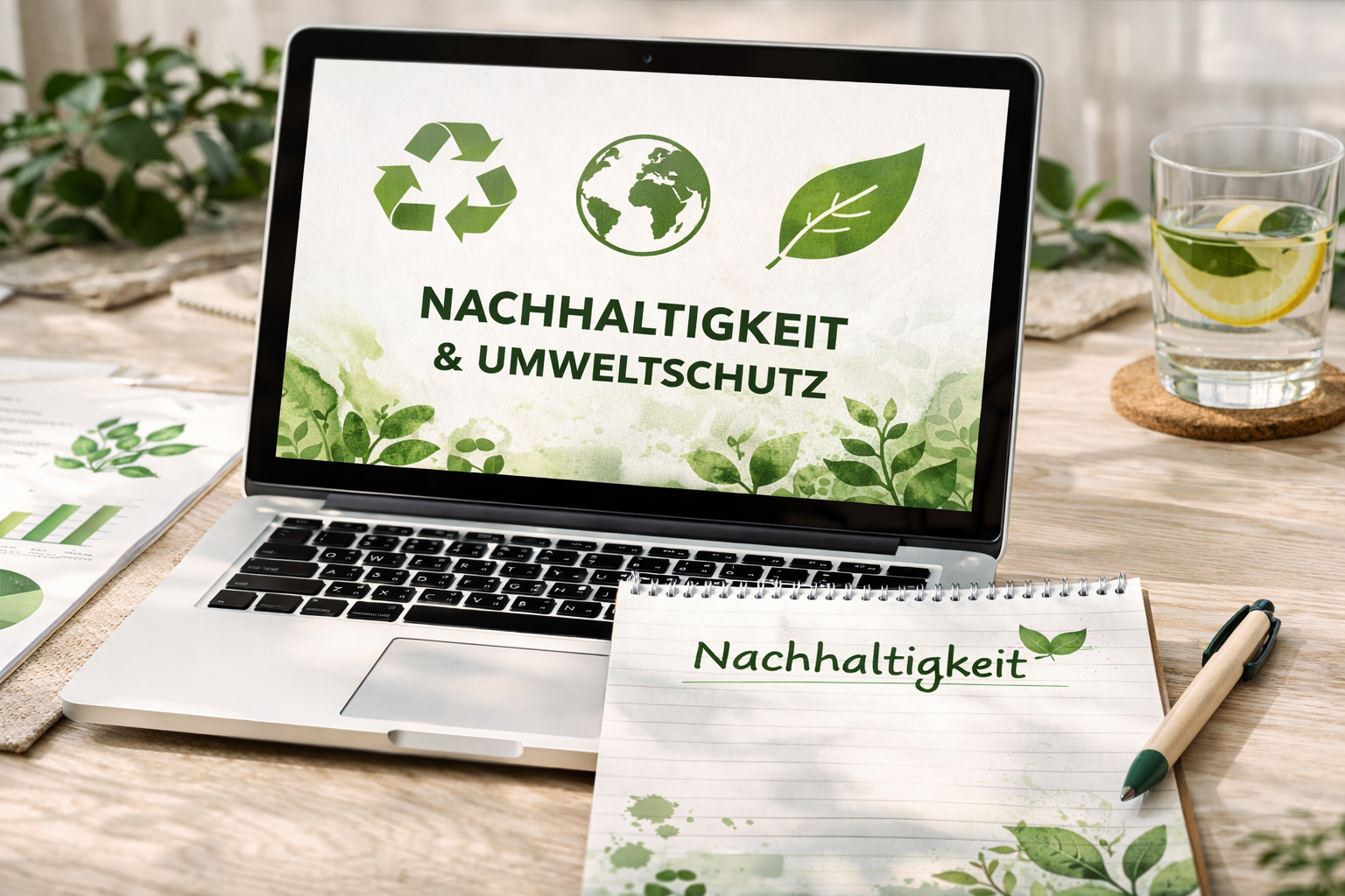 Nachhaltigkeit PC mit Stift